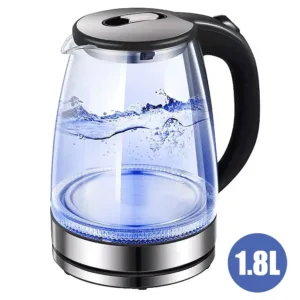Household Kettle Glass Tea Bottle Electric Heating Kettle Teapot Cup Water Heater Portable Tea Pot Boiler
