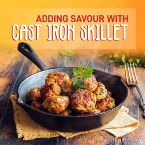 3-Piece Cast Iron Skillet Set (6/8/10 Inch) - Pre-Seasoned, Non-Stick, Heavy-Duty Pans for Oven, Grill & Campfire Cooking