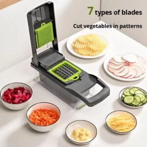 14-in-1 Vegetable Chopper with Container – Mandoline Slicer | DropshipVIP — image 2