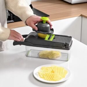 14-in-1 Vegetable Chopper with Container – Mandoline Slicer | DropshipVIP — image 4