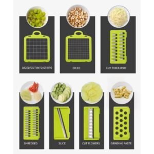 14-in-1 Vegetable Chopper with Container – Mandoline Slicer | DropshipVIP — image 5