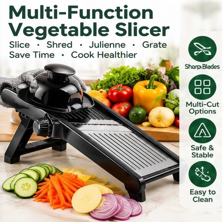 Adjustable Stainless Steel Mandoline Slicer & Vegetable Chopper | DropshipVIP